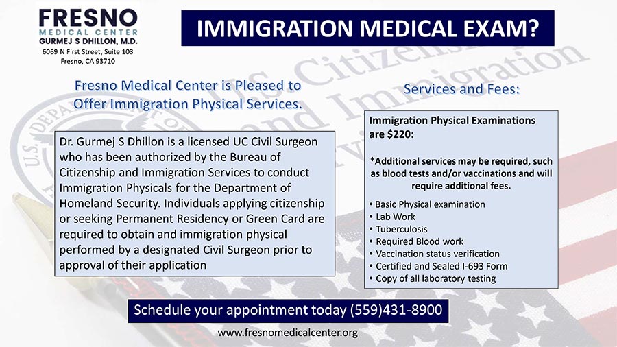Immigration Physical Exams Near Me in Fresno, CA Immigration Physical Exams Near Me in Fresno, CA